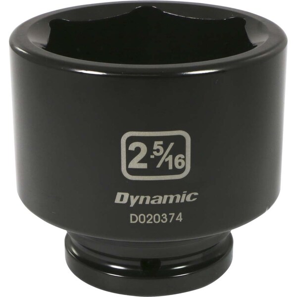 3/4" Drive Standard Socket, Black Phosphate, Tools 3/4" Drive 6 Point SAE, 2-5/16" Standard Length